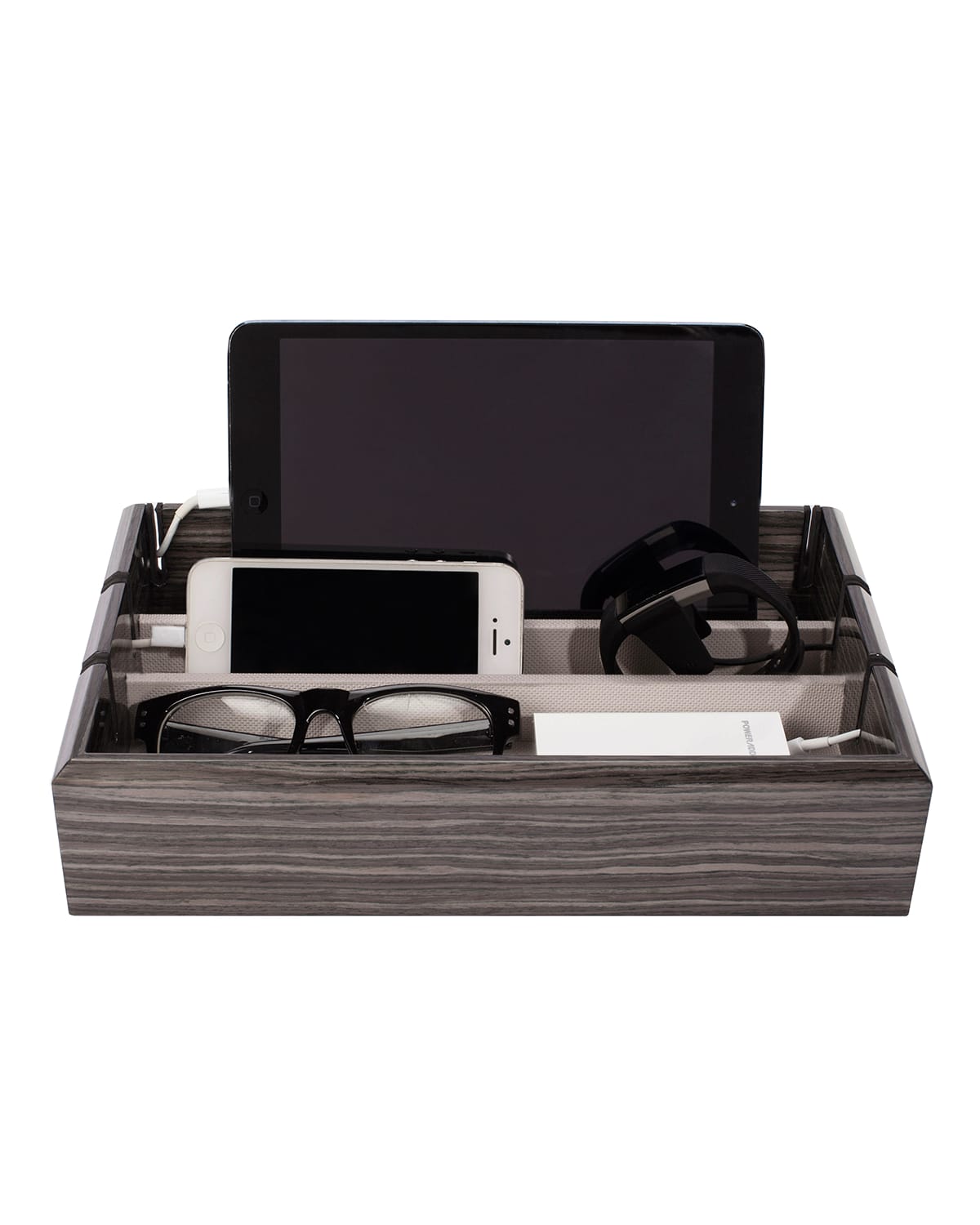 Oyobox Tech Organizer Tray In Brown