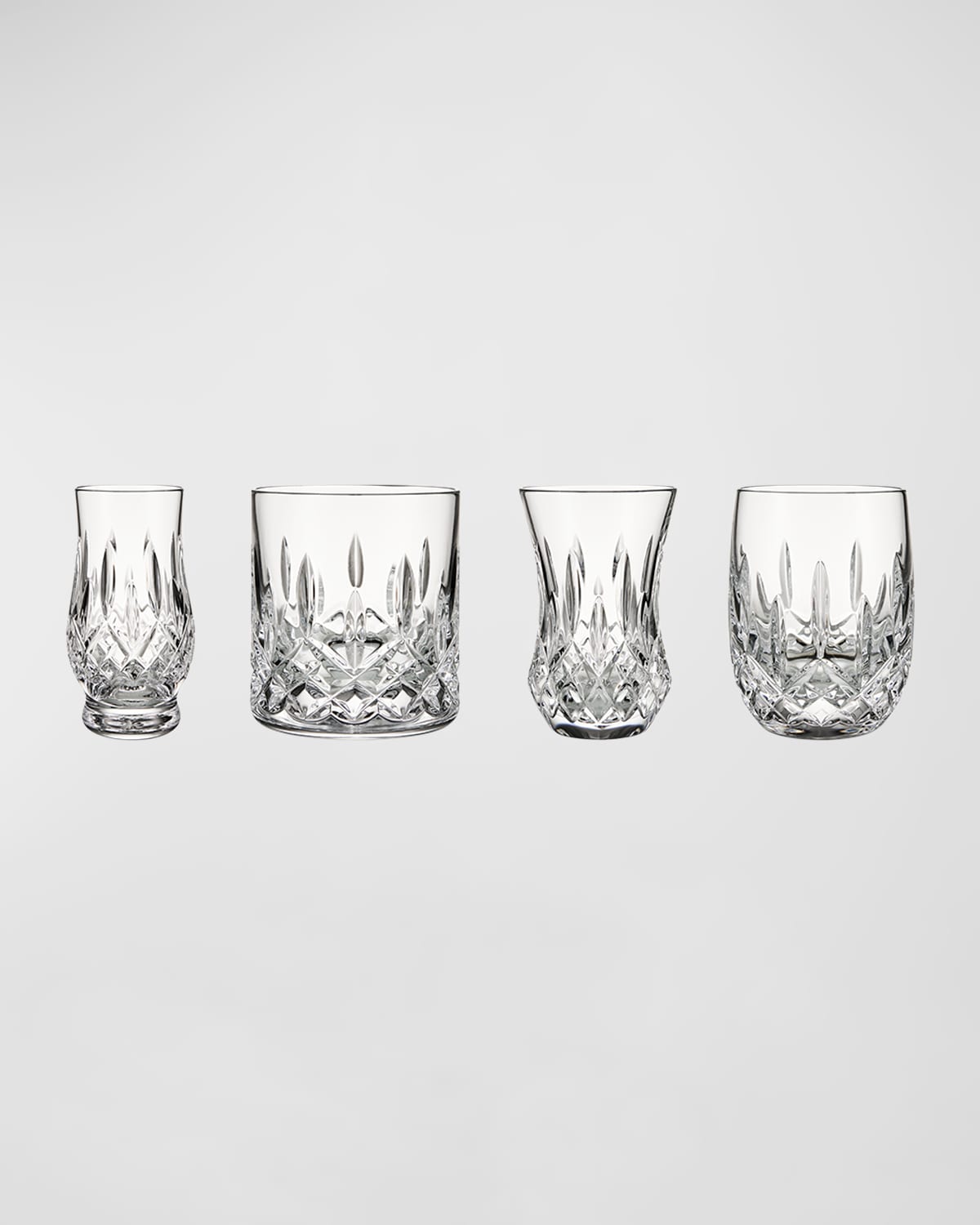 Shop Waterford Crystal Lismore Mixed Tumblers, 4-piece Set In Clear