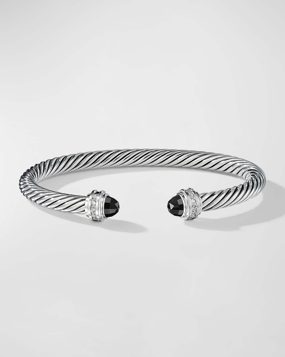 David Yurman Cable Classics Bracelet With Diamonds In Prasiolite