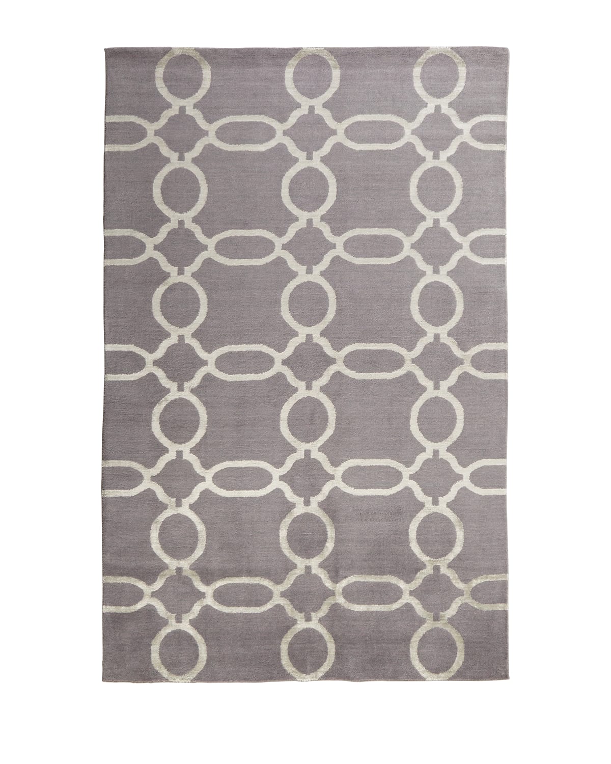 HAVEN & LOOM GRAY LINKS RUG, 4' X 6' 