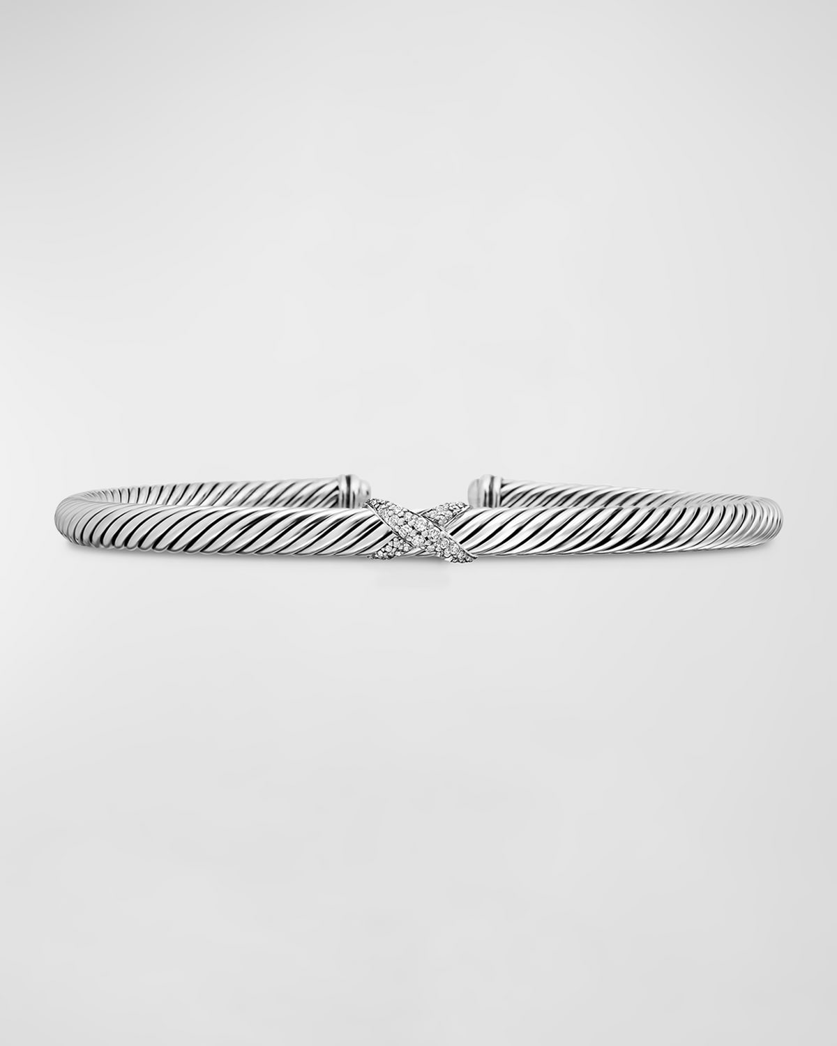 David Yurman X Bracelet with Diamonds
