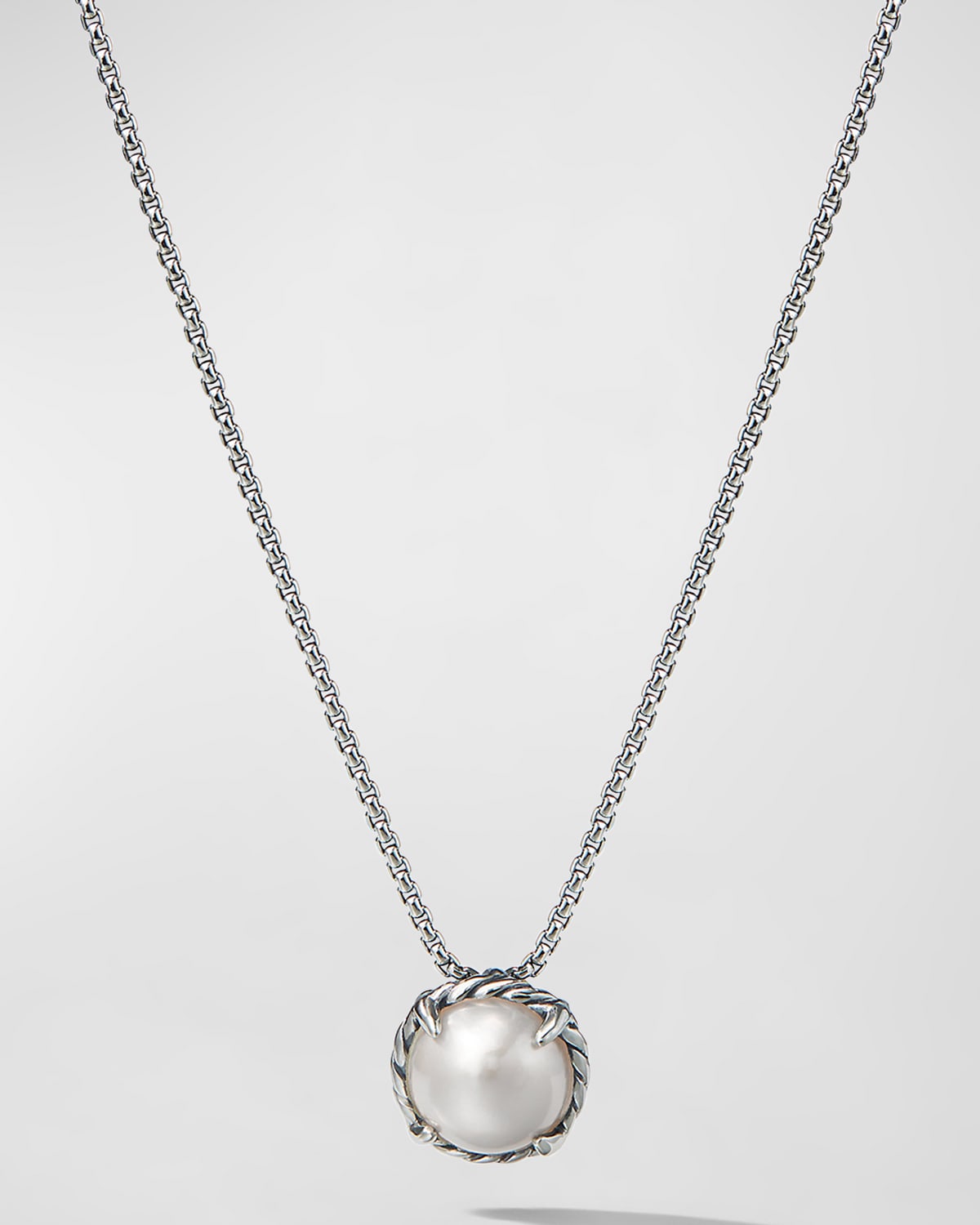 David Yurman Petite Chatelaine Necklace with Gemstones in Silver, 8mm