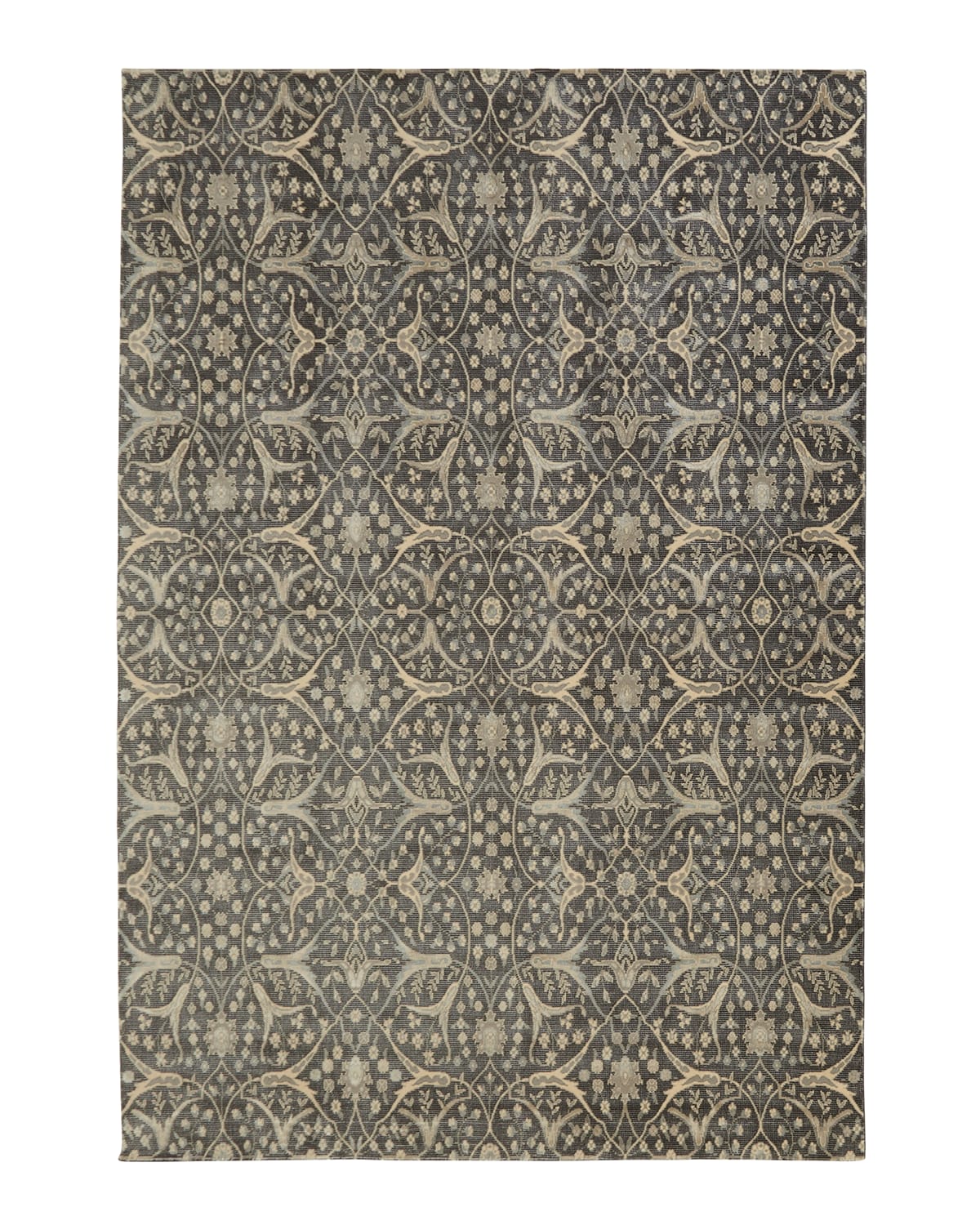Nourison Dark Moon Rug, 5' X 8' In Graphite