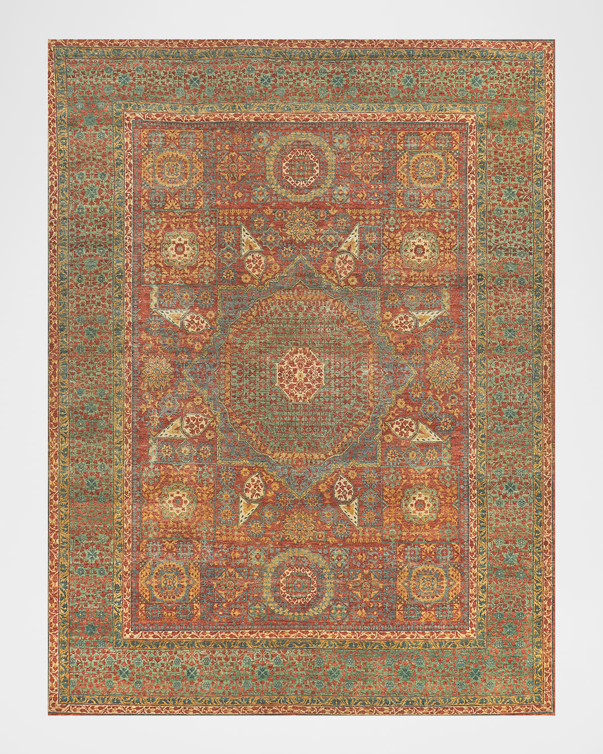 Exquisite Rugs Gable Colors Hand Knotted Rug, 9' X 12' In Multi