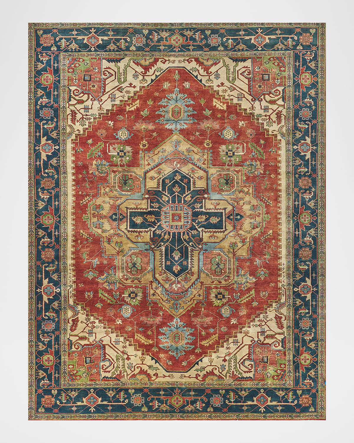 Exquisite Rugs Antique Weave Serapi Er7053 12' X 15' Area Rug In Multi