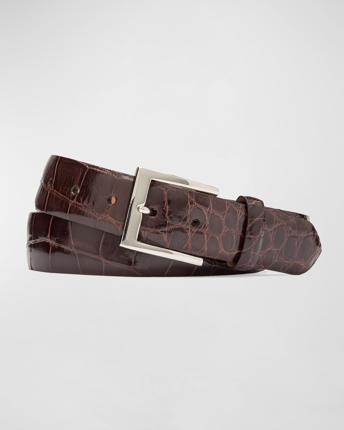 Glazed Alligator Belt