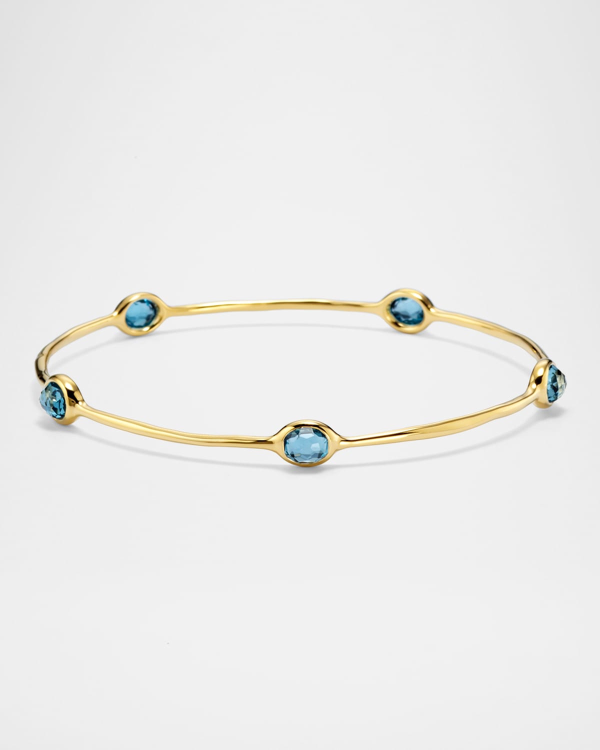 5-Stone Bangle in 18K Gold