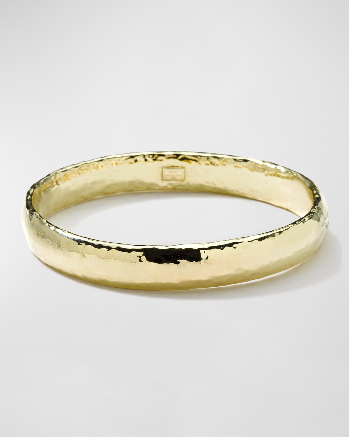 Shop Ippolita Wide Band Bangle In 18k Gold In Yellow Gold