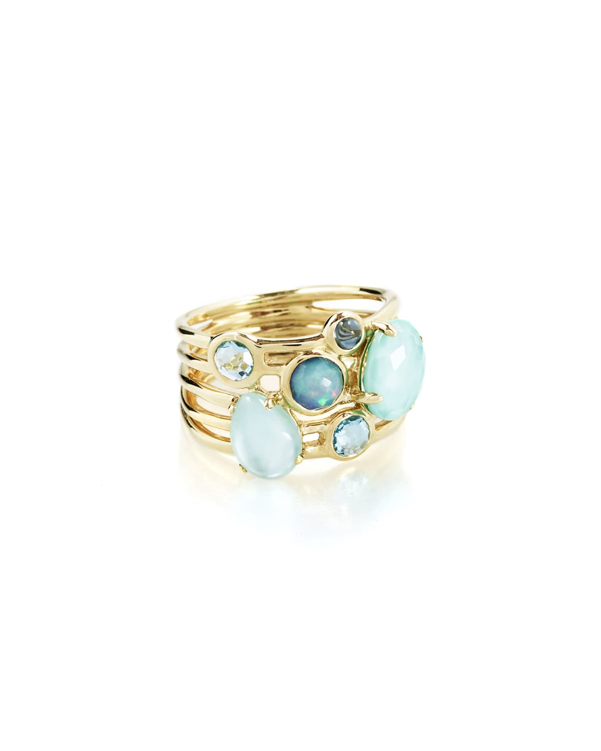 18k Rock Candy Gelato 6-Stone Cluster Ring