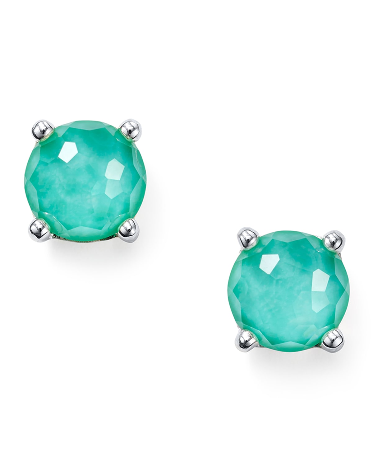 Ippolita Women's Rock Candy Sterling Silver & Doublet Stud Earrings In Turquoise