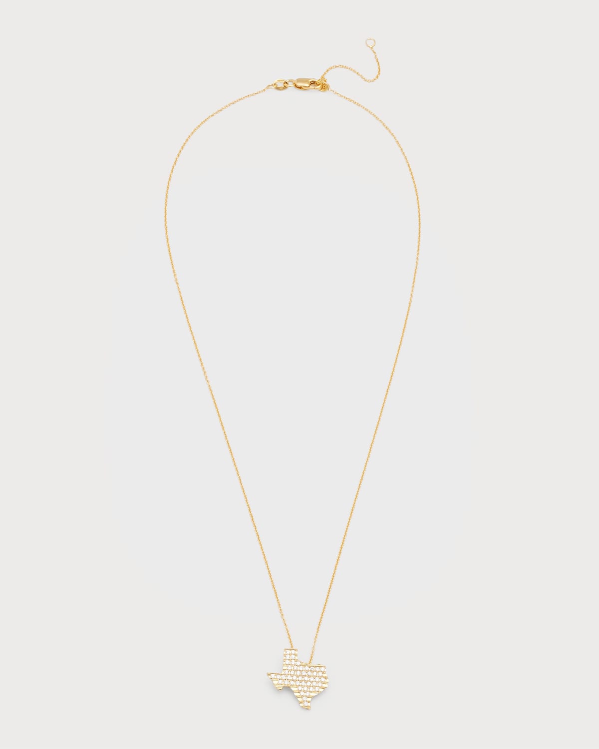 Roberto Coin 18k White Gold Diamond Texas Necklace