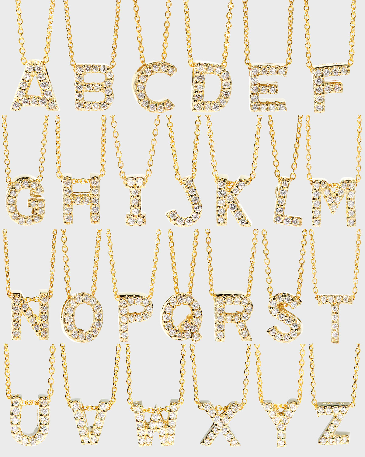 Roberto Coin Diamond Love Letter Necklace In R