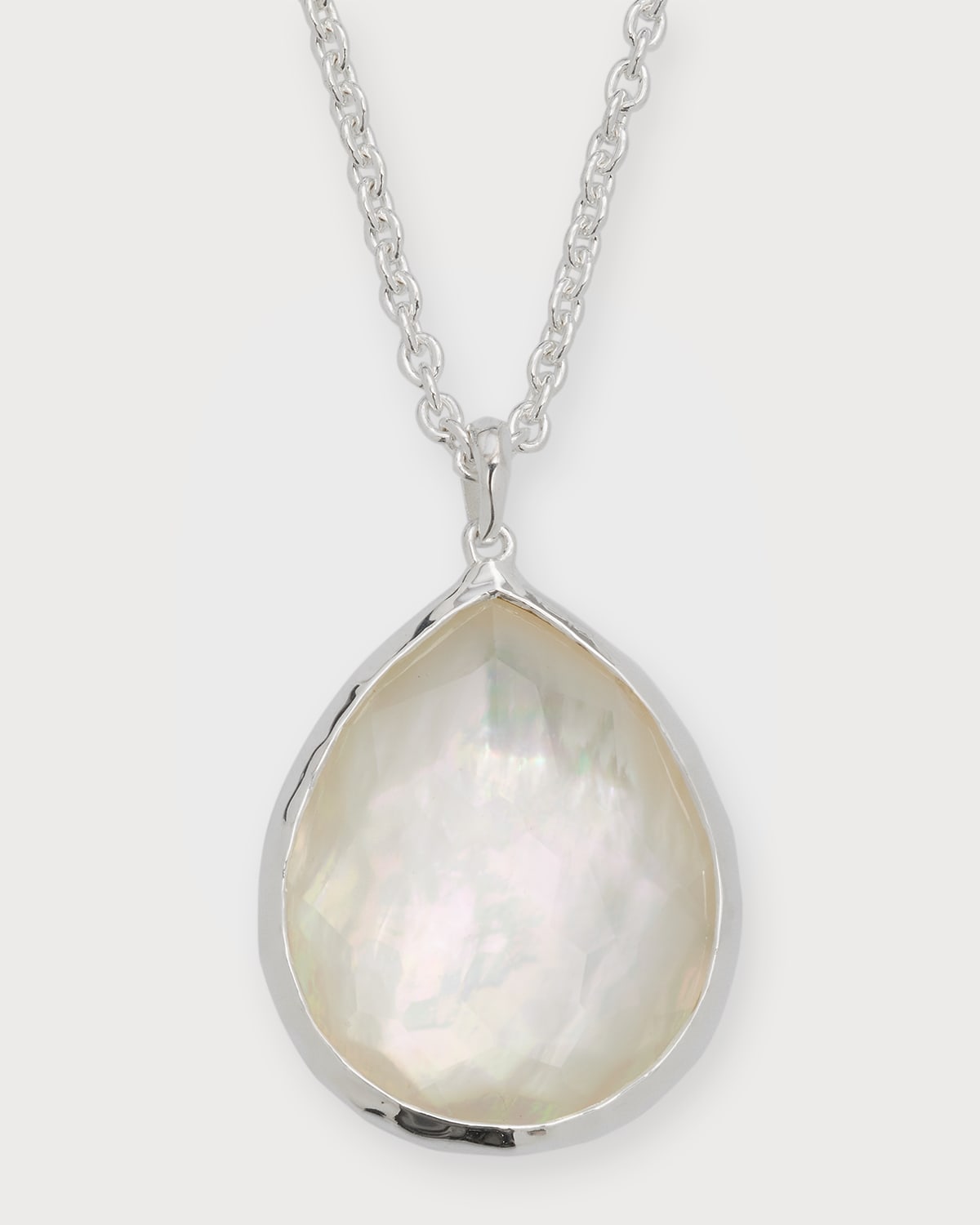 Ippolita Sterling Silver Teardrop Pendant Necklace, Mother-of-pearl