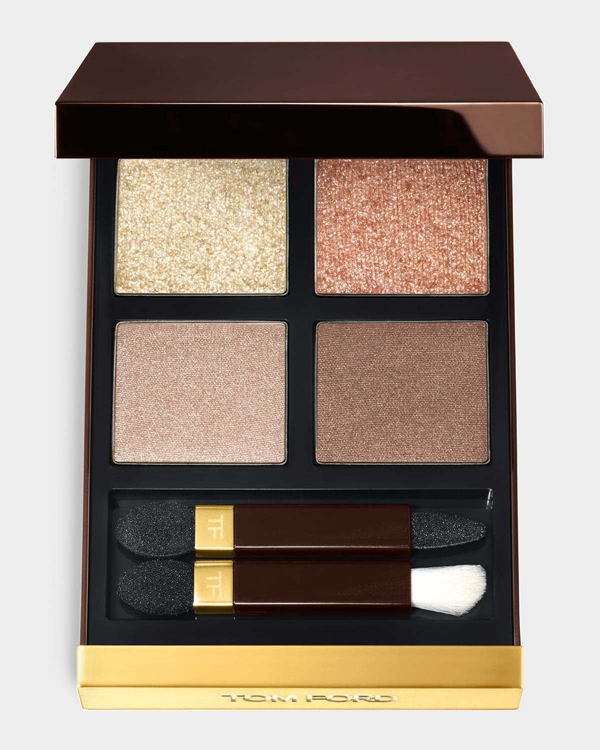 Shop Tom Ford Eye Color Quad Crème Eyeshadow Palette In Golden Mink