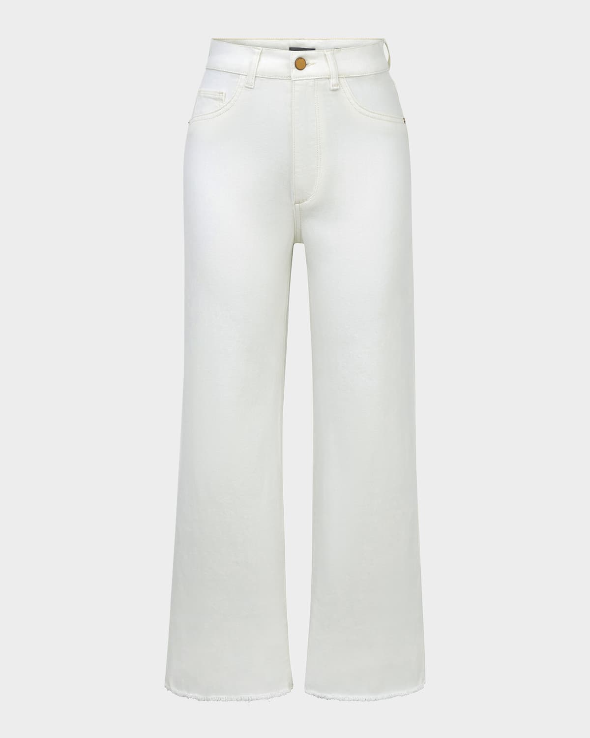 Hepburn High-Rise Vintage Ankle Wide-Leg Jeans