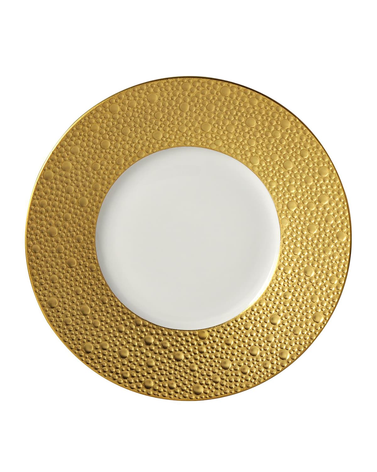 Bernardaud Ecume Gold Bread & Butter Plate In White/gold