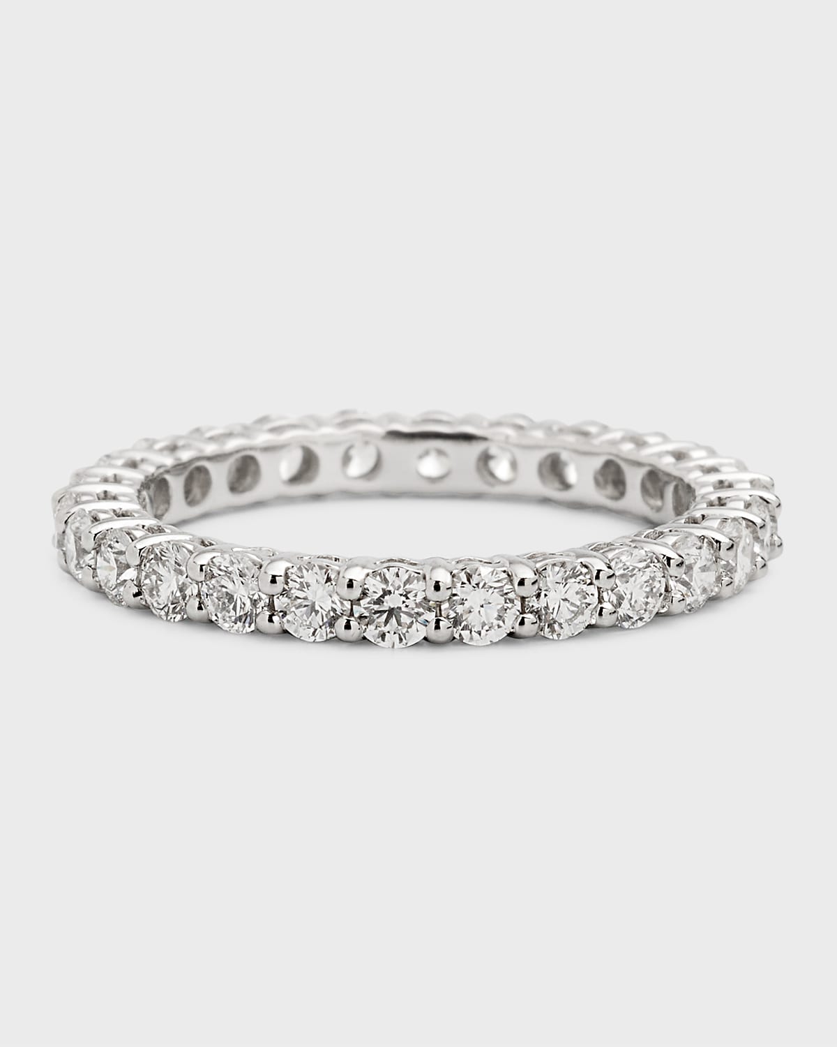 NM Diamond Collection Diamond Eternity Band Ring in Platinum, Size 6.5