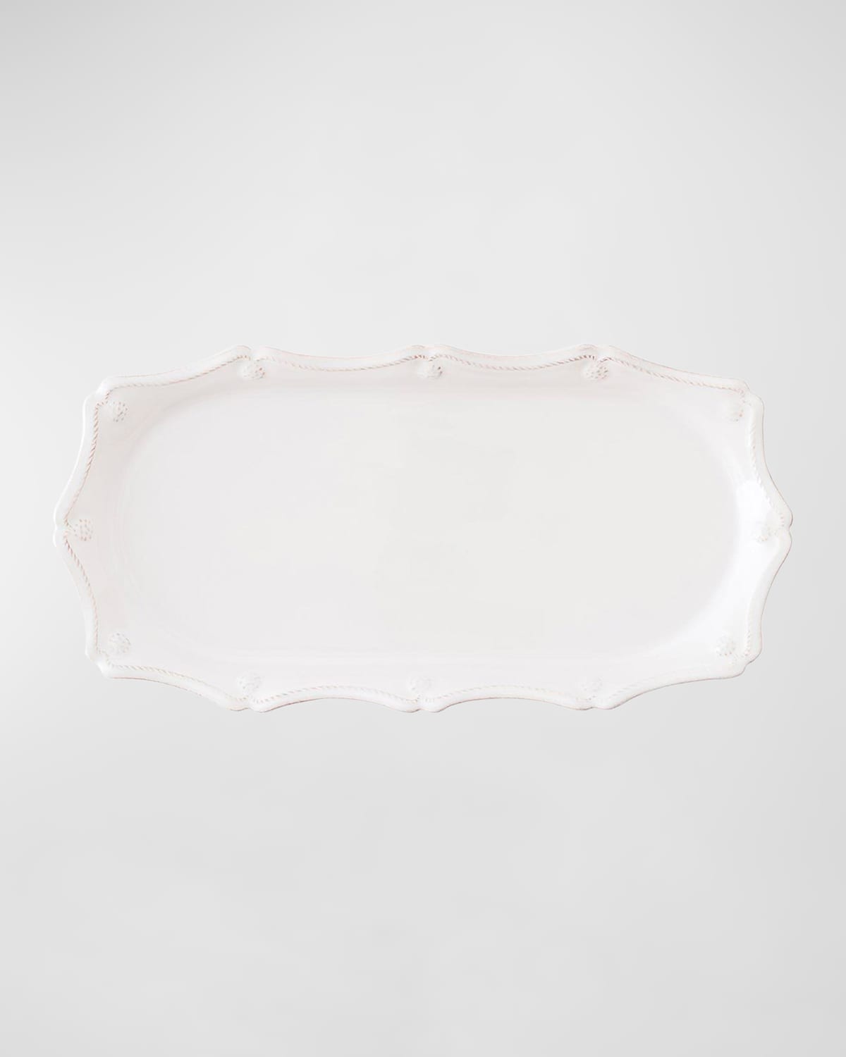 Juliska Berry Thread Whitewash Hostess Tray In Whitewash
