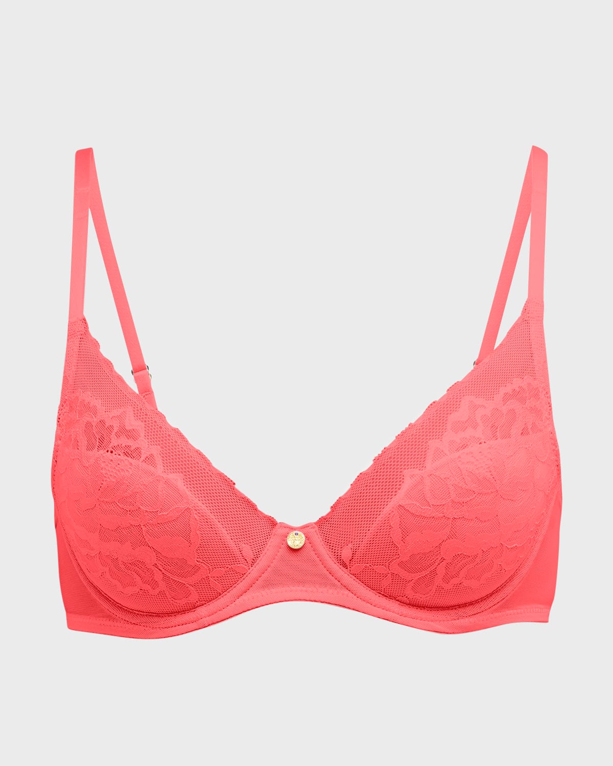 Natori Flora Contour Underwire Bra Hibiscus 32b In Hibiscus