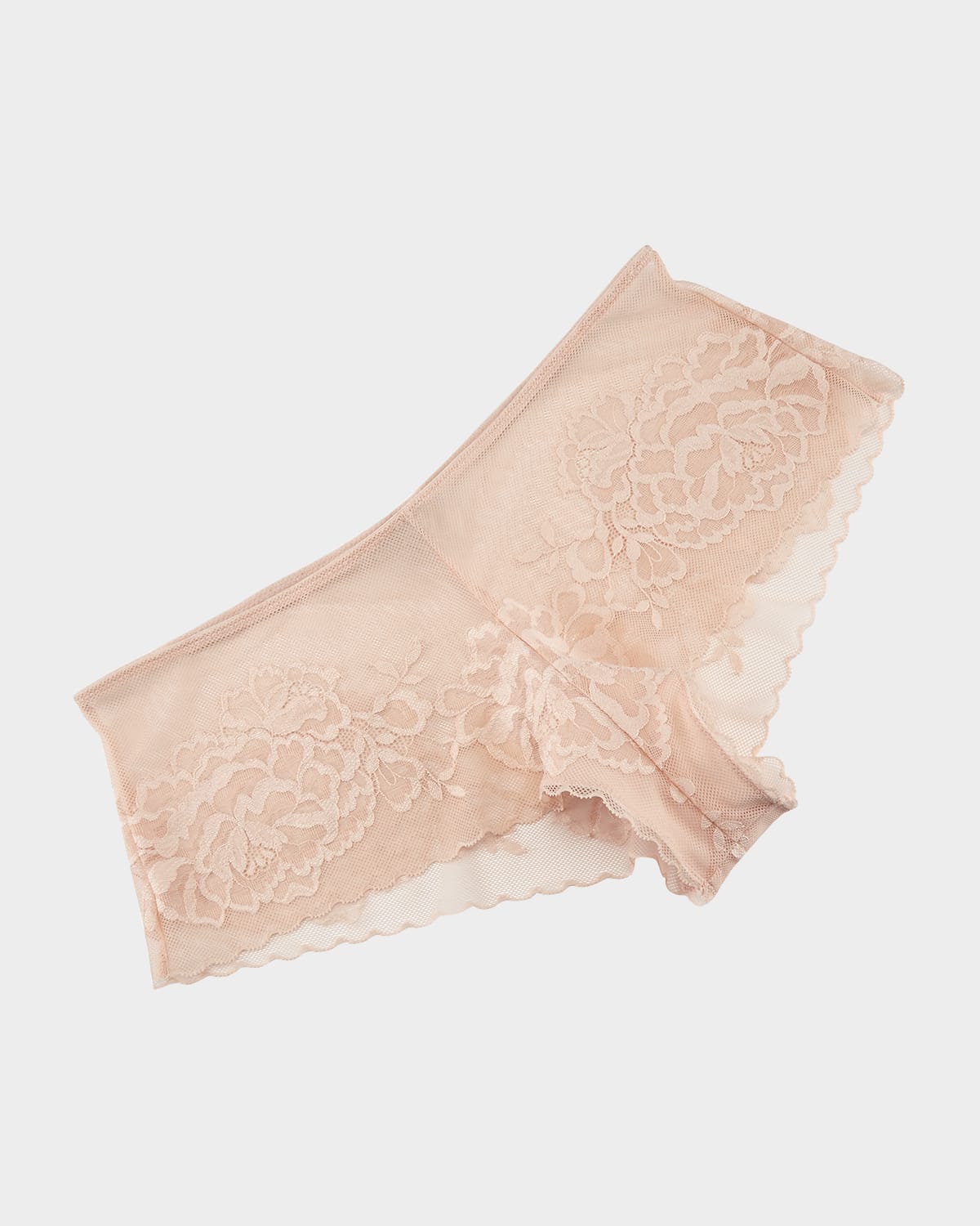 Shop Natori Flora Lace Hipster Briefs In Cameo Rose