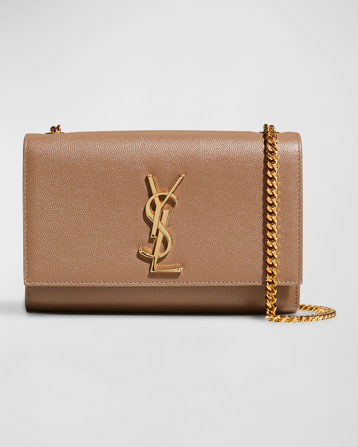 Kate small ysl monogram grain de poudre crossbody bag on chain new arrivals