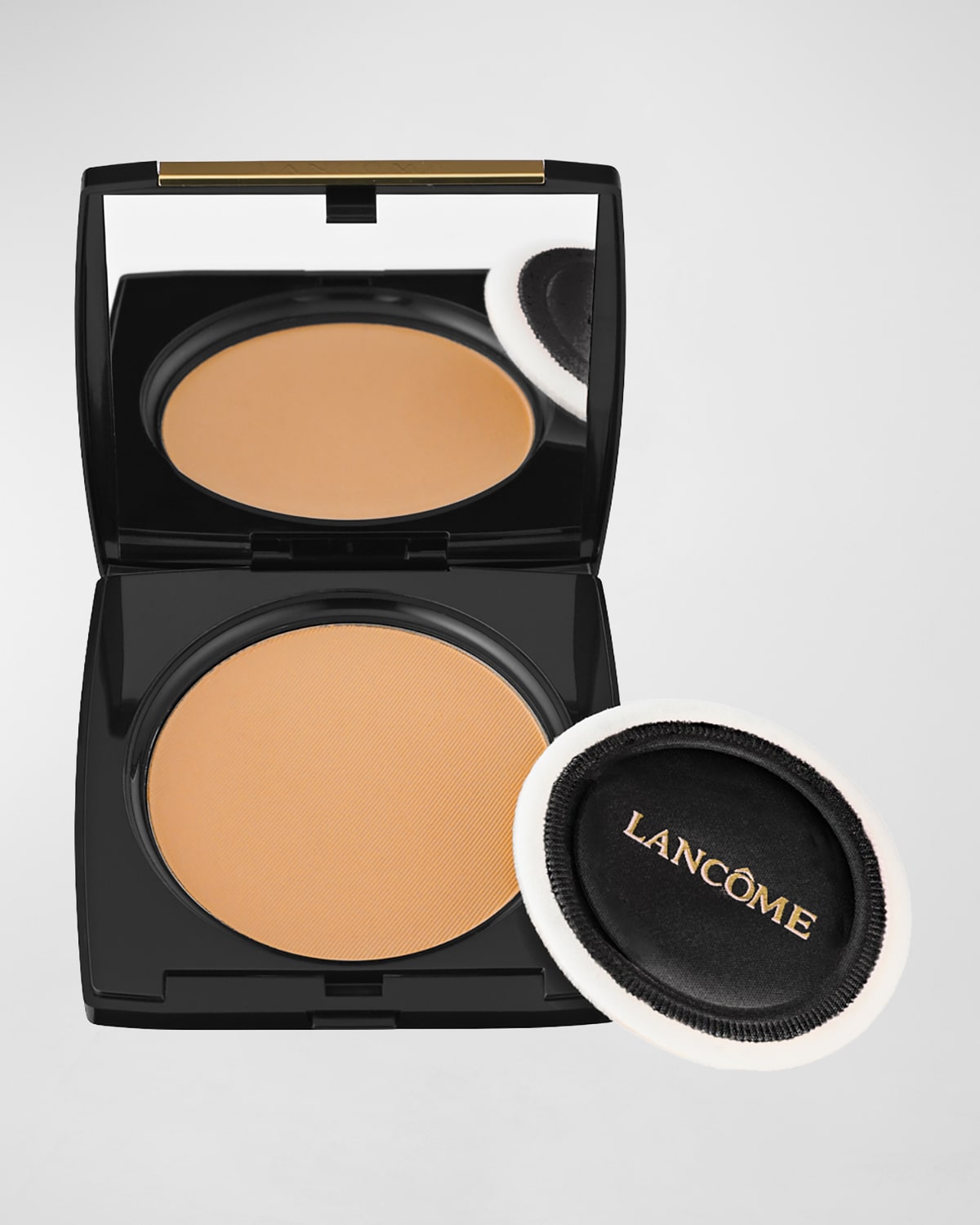 Shop Lancôme Dual Finish Powder Foundation In 345 Sand Ii