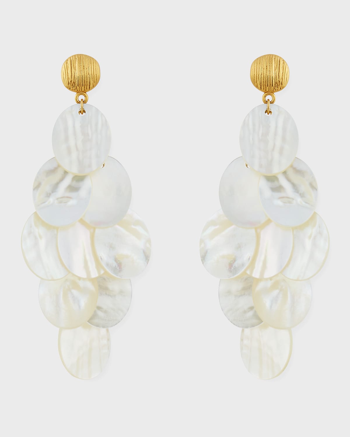 Mother-of-Pearl Chandelier Earrings