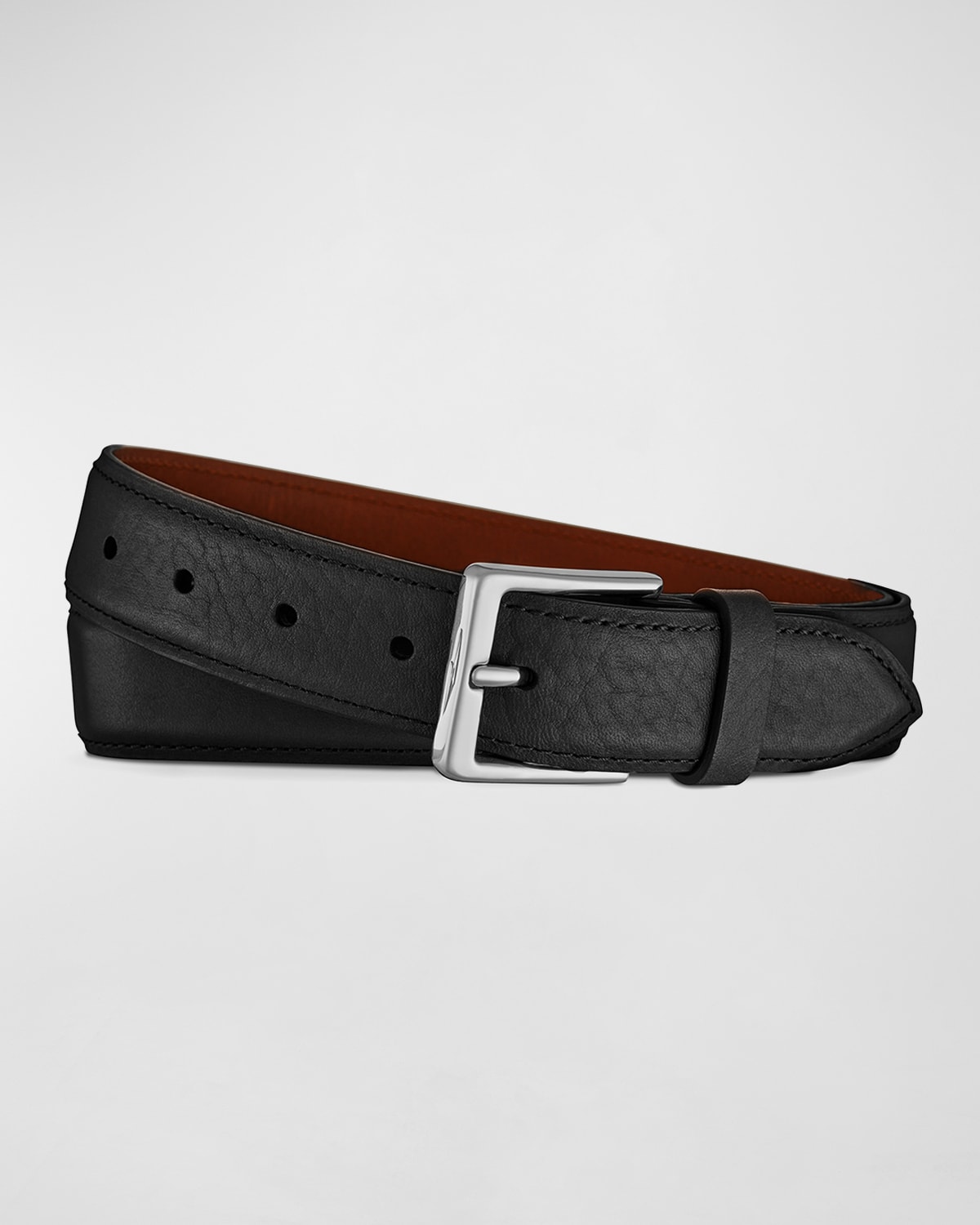 Men's Bombe Leather Tab Belt
