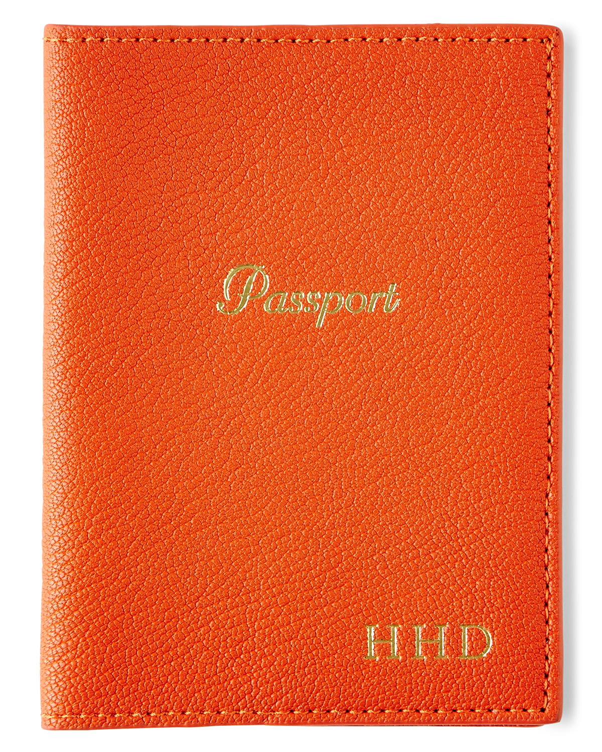 Shop Gigi New York Passport Case, Personalized In Orange