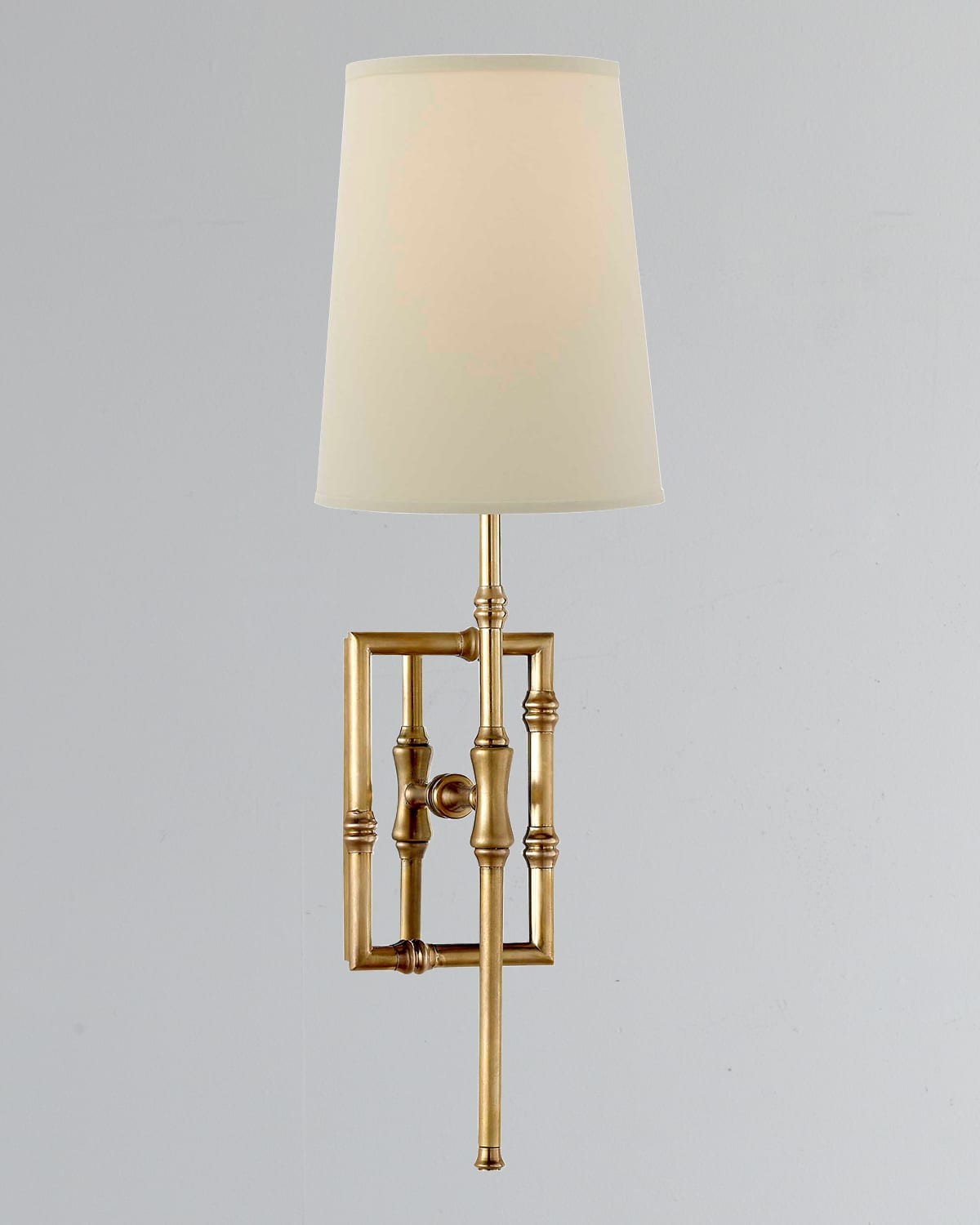 Grenol Single-Light Modern Bamboo Sconce