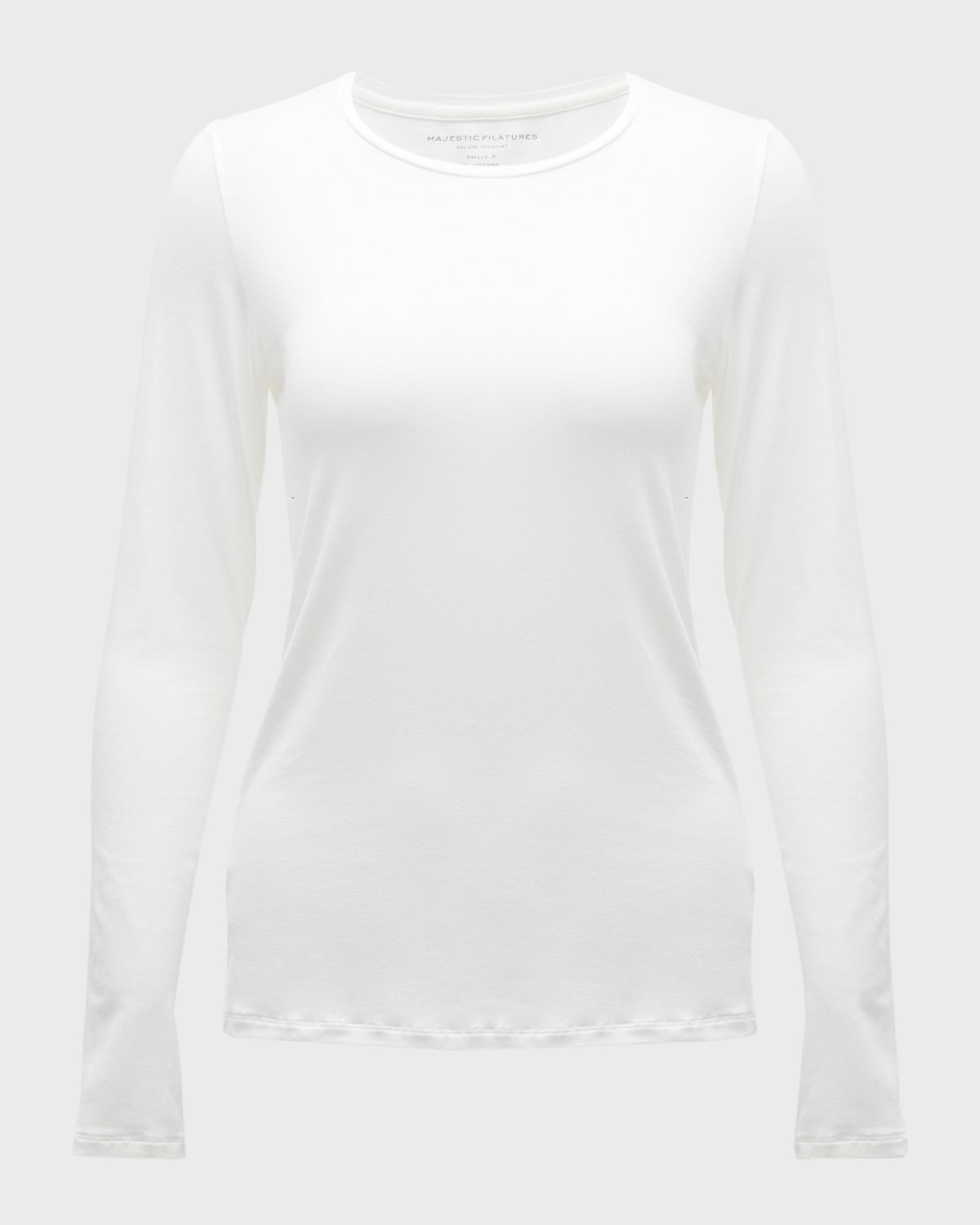 Majestic Longsleeved T-shirt In Milk