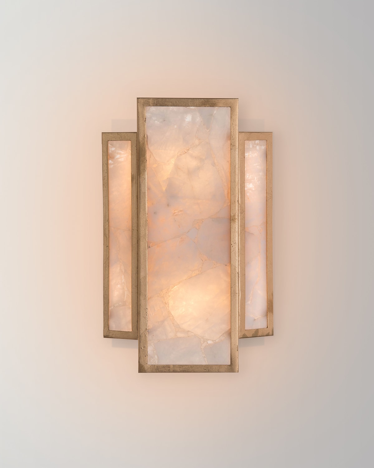 Shop John-richard Collection Calcite 2-light Wall Sconce In Gold