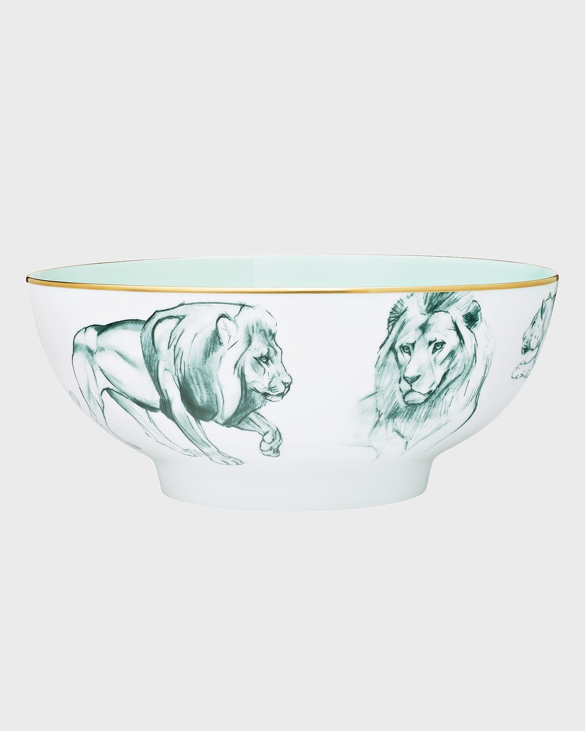 Pre-owned Hermes Carnets D'equateur Breakfast Small Salad Bowl