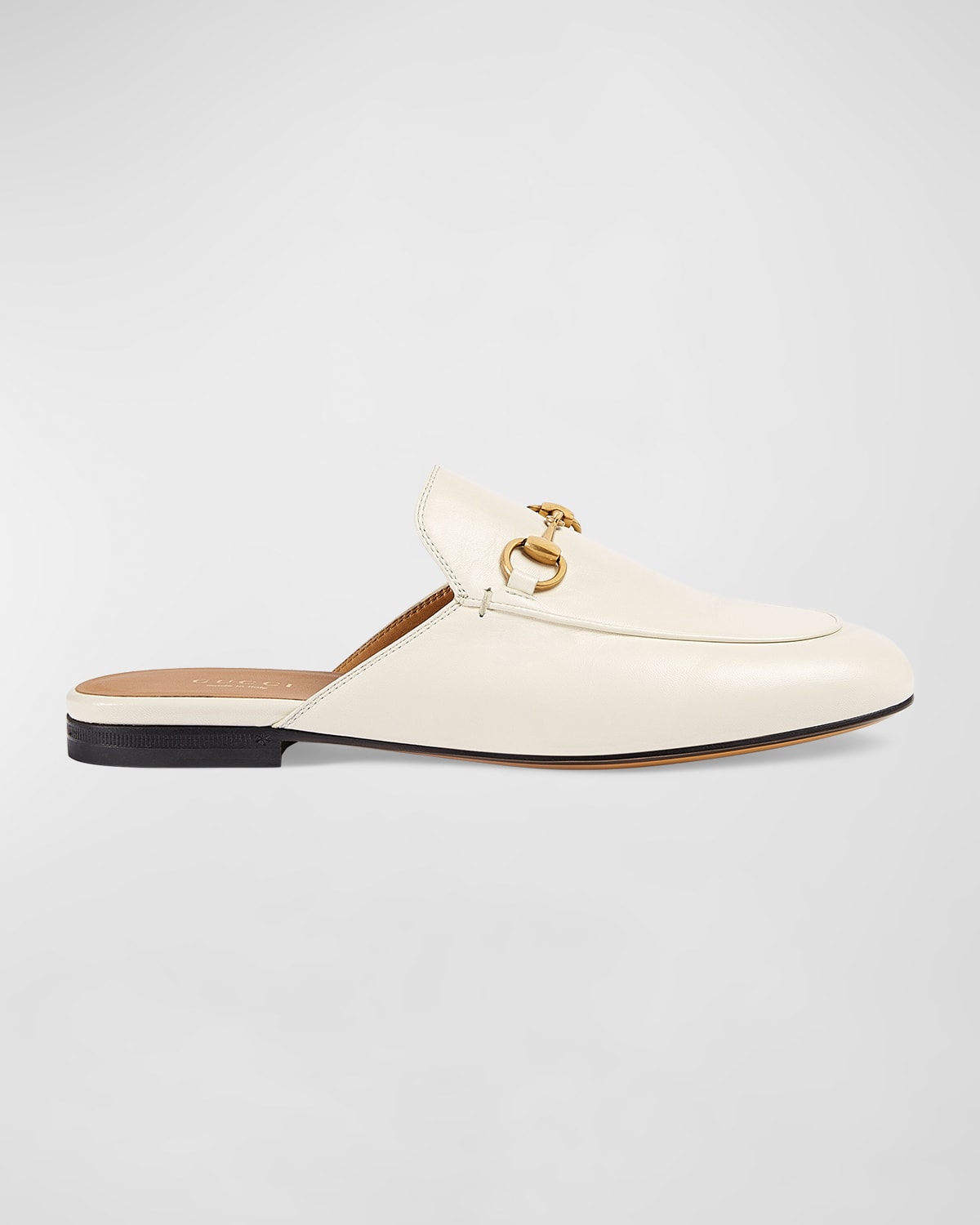 GUCCI PRINCETOWN LEATHER MULES