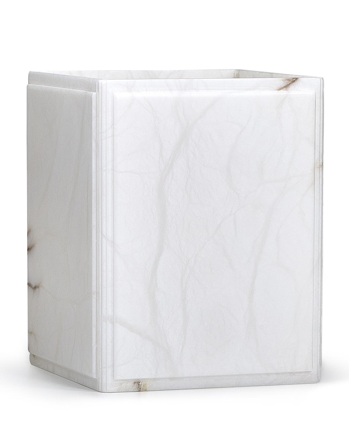 Labrazel Claudia Wastebasket In White