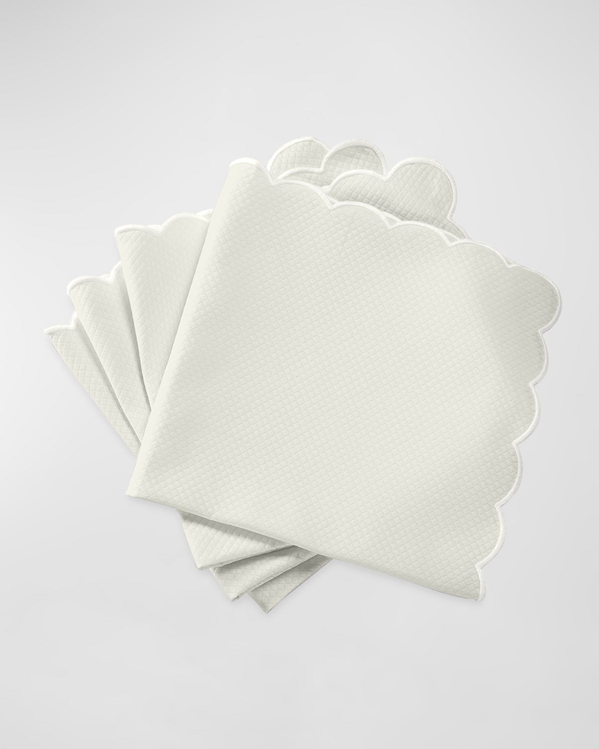 Matouk Savannah Gardens Napkin 22 X 22, Set Of 4 In Bone