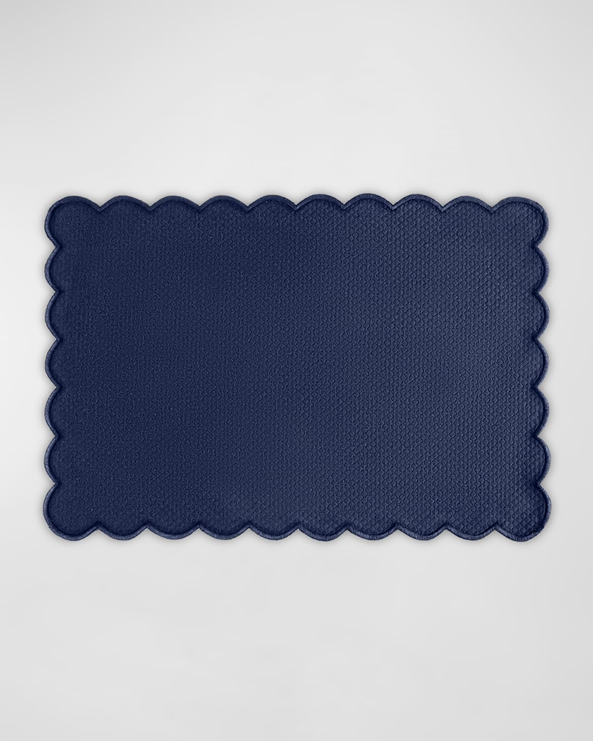 Shop Matouk Savannah Placemats, Set Of 4 In Navy