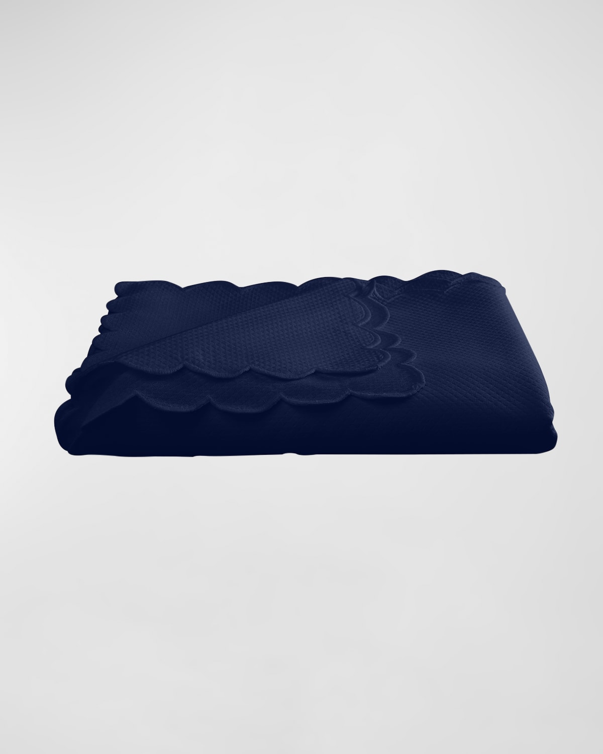 Shop Matouk Savannah Tablecloth, 68" X 90" In Navy