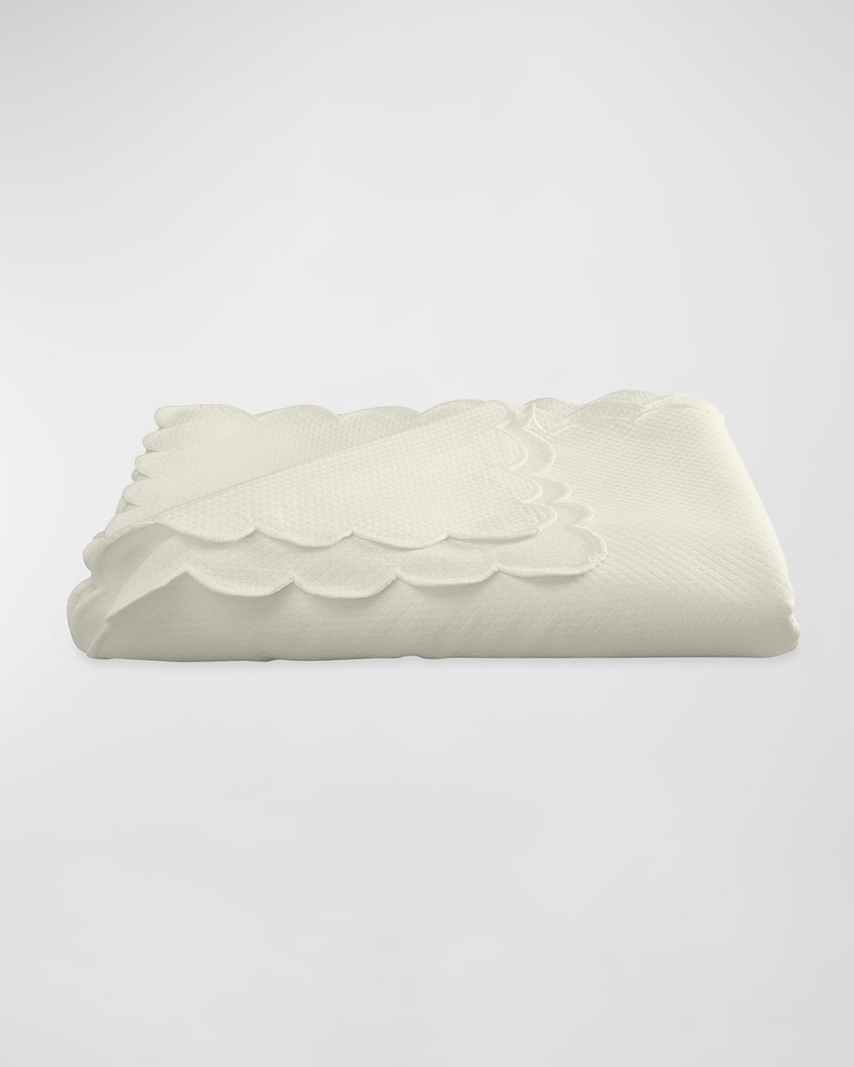 Matouk Savannah Tablecloth, 68" X 162" In Ivory