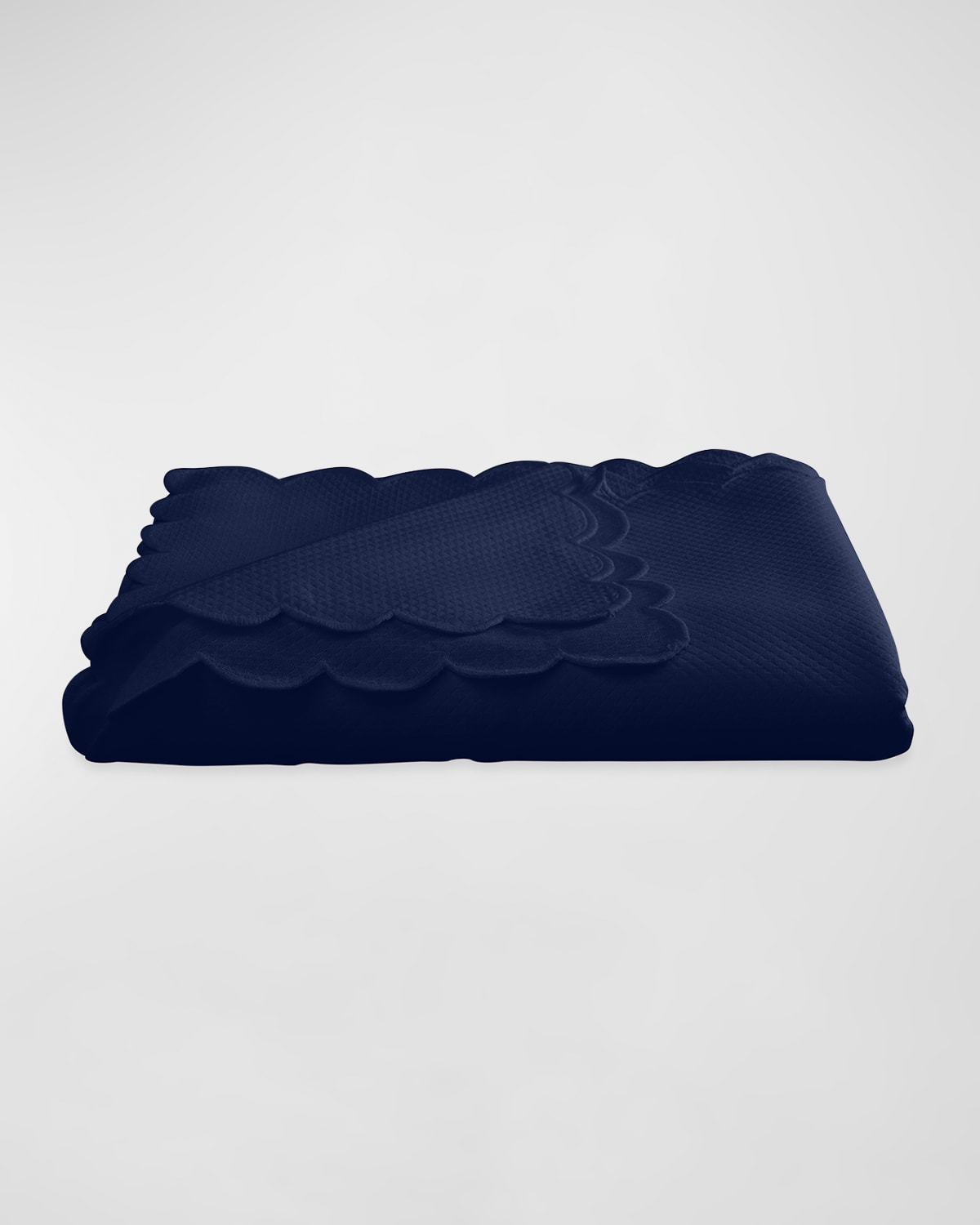 Shop Matouk Savannah Tablecloth, 68" X 162" In Navy