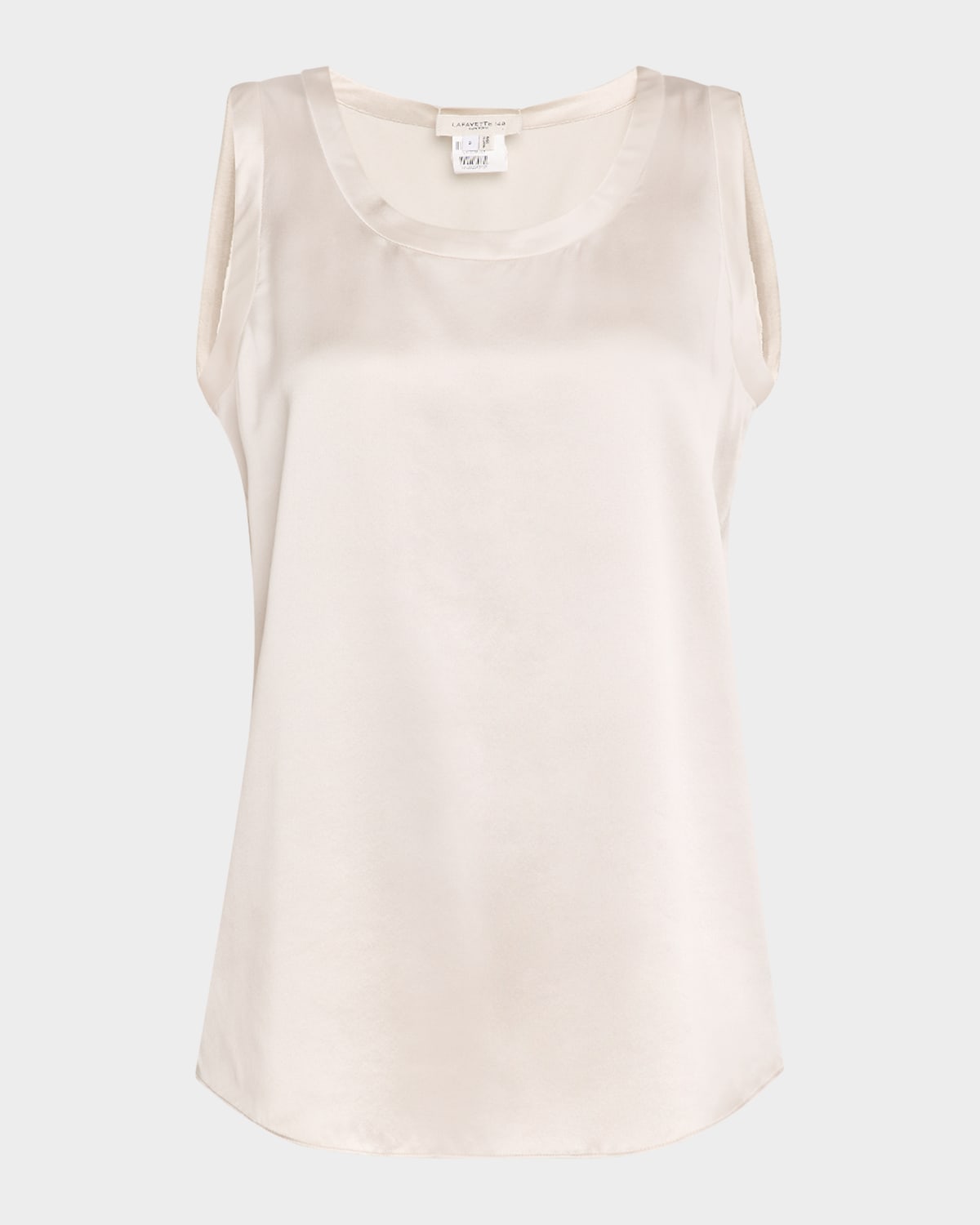 LAFAYETTE 148 PERLA LUXE REVERSIBLE SILK CHARMEUSE SHELL 