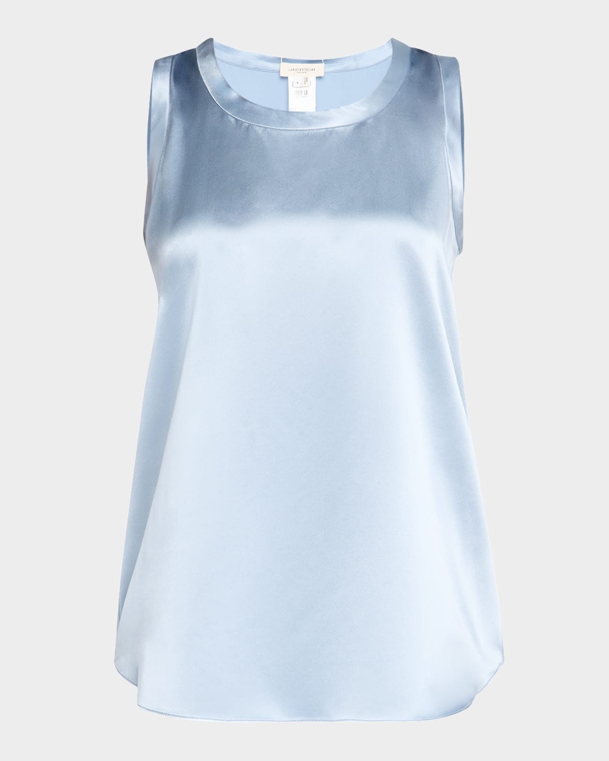 LAFAYETTE 148 PERLA LUXE REVERSIBLE SILK CHARMEUSE SHELL 