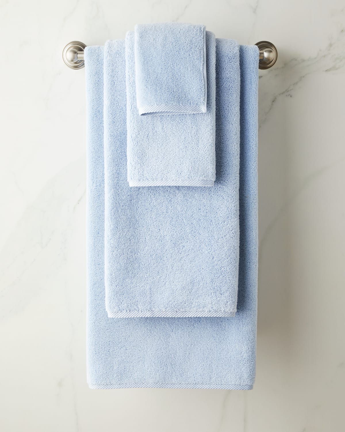 Matouk Marcus Collection Luxury Hand Towel In Sky Blue