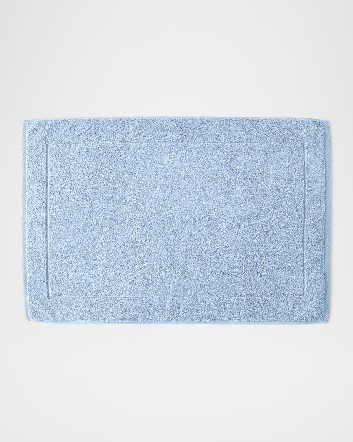 Matouk Marcus Collection Luxury Tub Mat In Sky Blue