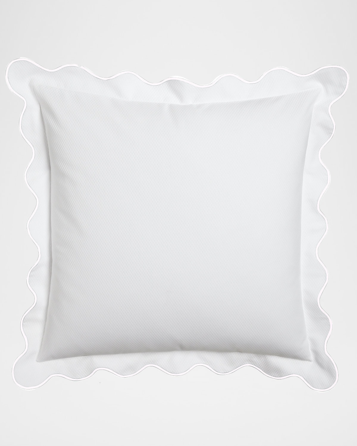 Matouk European Lanai Pique Sham In White