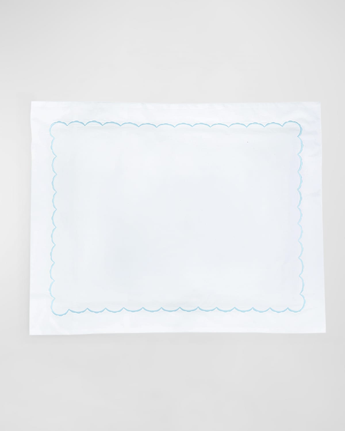 Matouk King Scallops Embroidered Sham