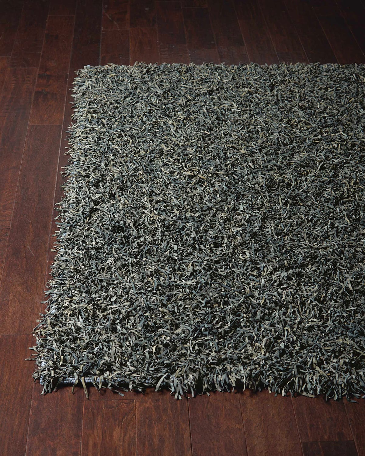 Nourison Bohdi Leather Shag Rug, 3' X 5' In Gray