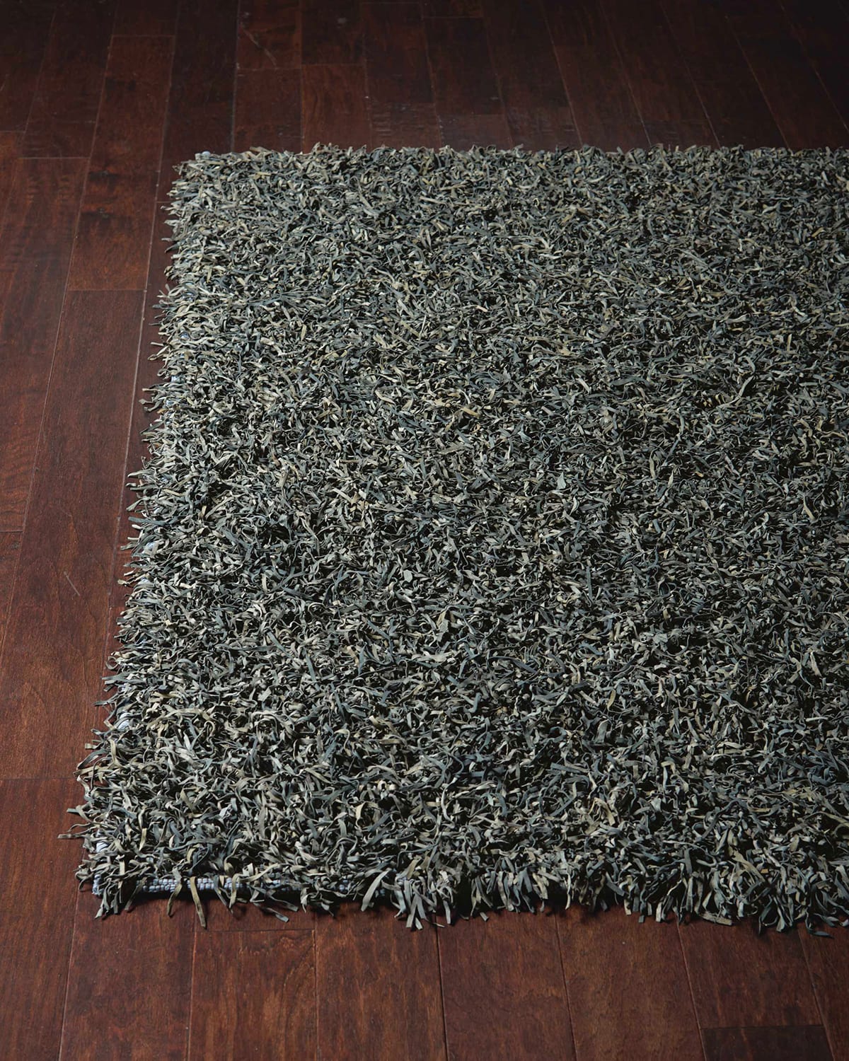 Nourison Bohdi Leather Shag Rug, 3' X 5' In Grey