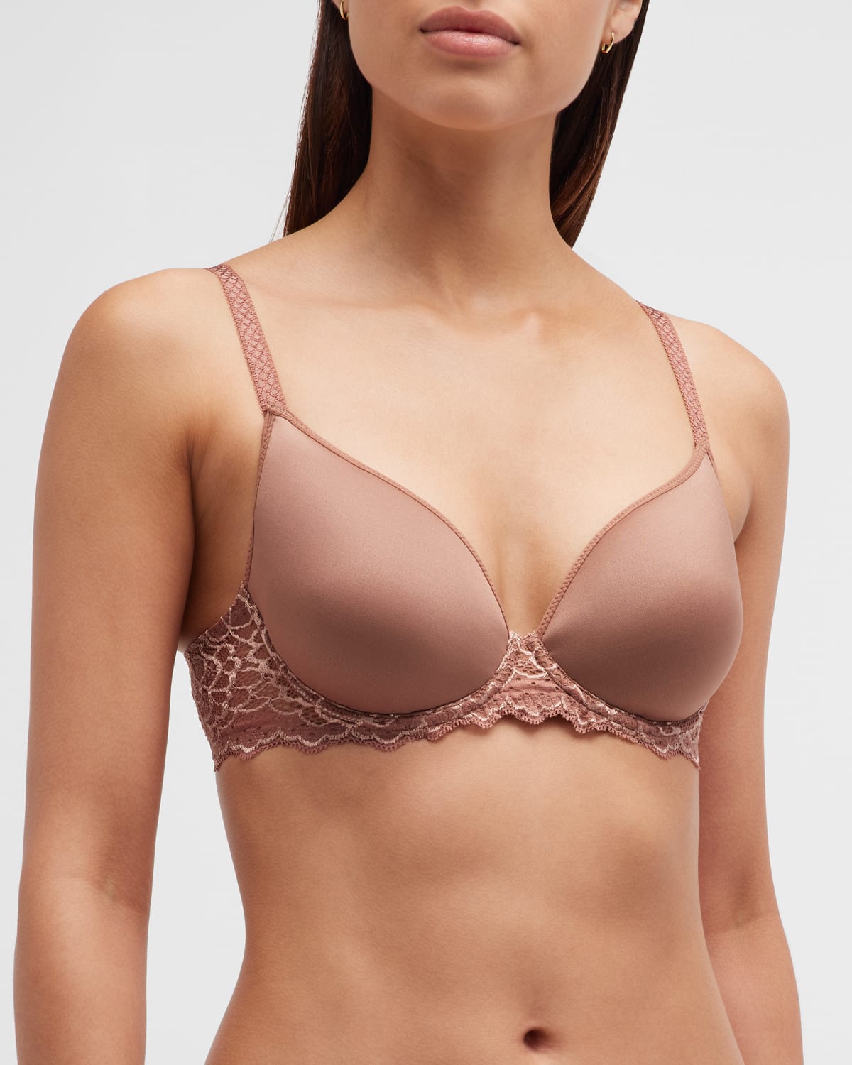 Simone Perele Caresse 3D Plunge Bra 12A316 in Dusk – We Fit Lingerie