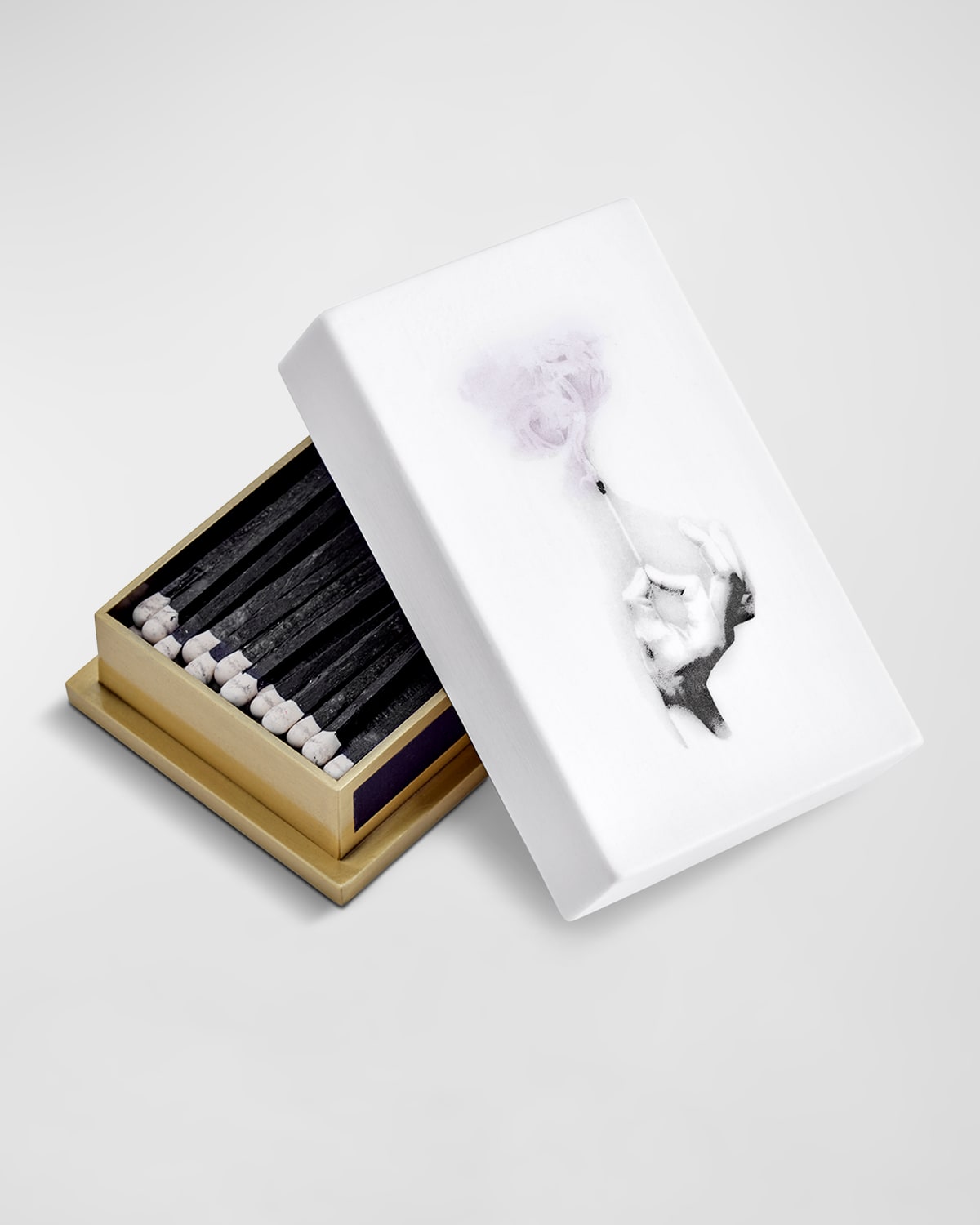 L'objet Parfums De Voyage Matchbox And Matches In White